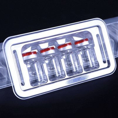 PET Clear Ampoule Flacon Plato